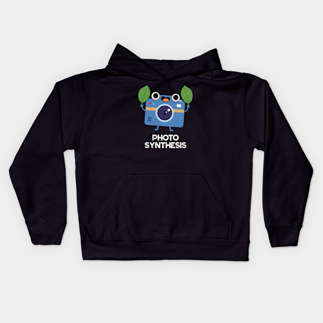 Photo Syntesis Cute Camera Pun Kids Hoodie by punnybone